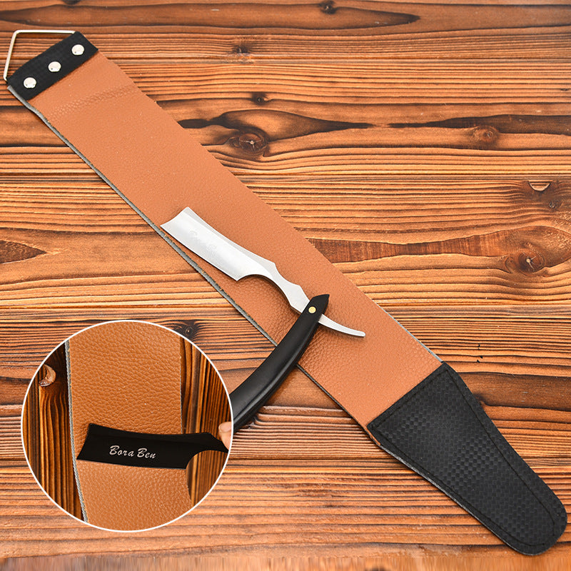 Double-Sided Razor Sharpening Cloth for Old-Fashioned Razors - Grinding Mouth