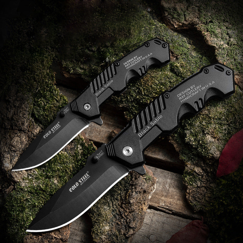 Multi-Functional Mini High Hardness Self-Defense Folding Knife - Stainless Steel