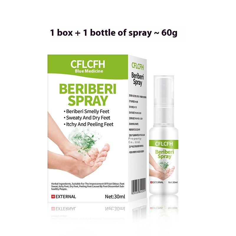 Foot Odor Spray 30ml - Freshening Deodorizer for Feet