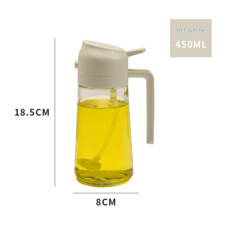 Two-in-One Oil Spray Dispenser for Kitchen & Barbecue - Capacity Options