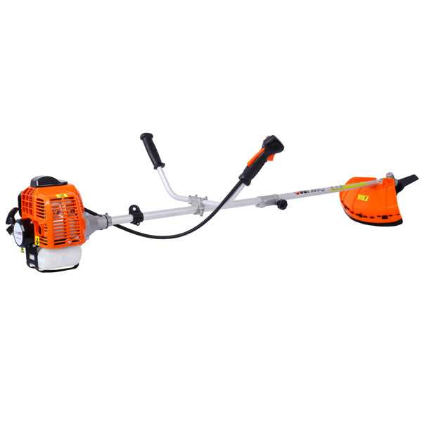 52cc Gasoline Lawn Mower with 2-in-1 Function, 10-inch Cutting Width, Rubber Handle