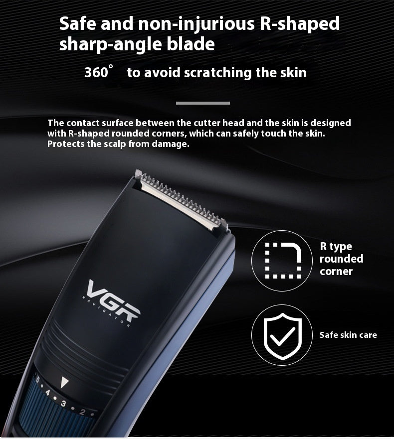 USB Rechargeable Hair Clipper - Blue
