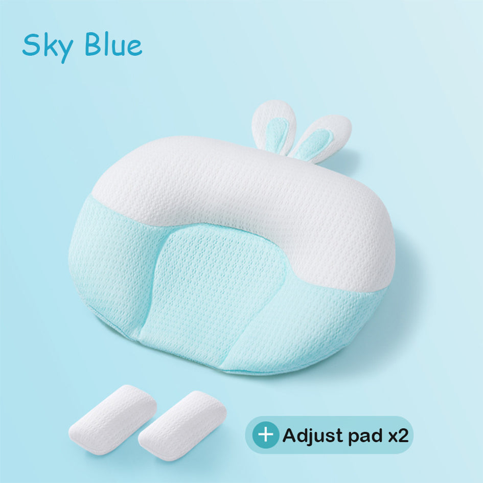 Baby Head Shaping Pillow with Adjustable Columns - Anti-Eccentric Corrector