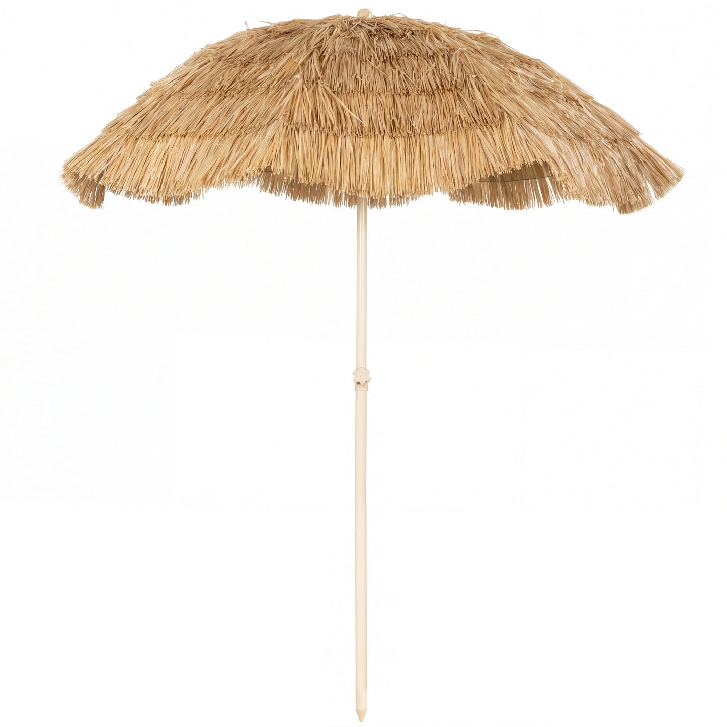 72.8" Outdoor Tiki Umbrella with Carry Bag - Khaki