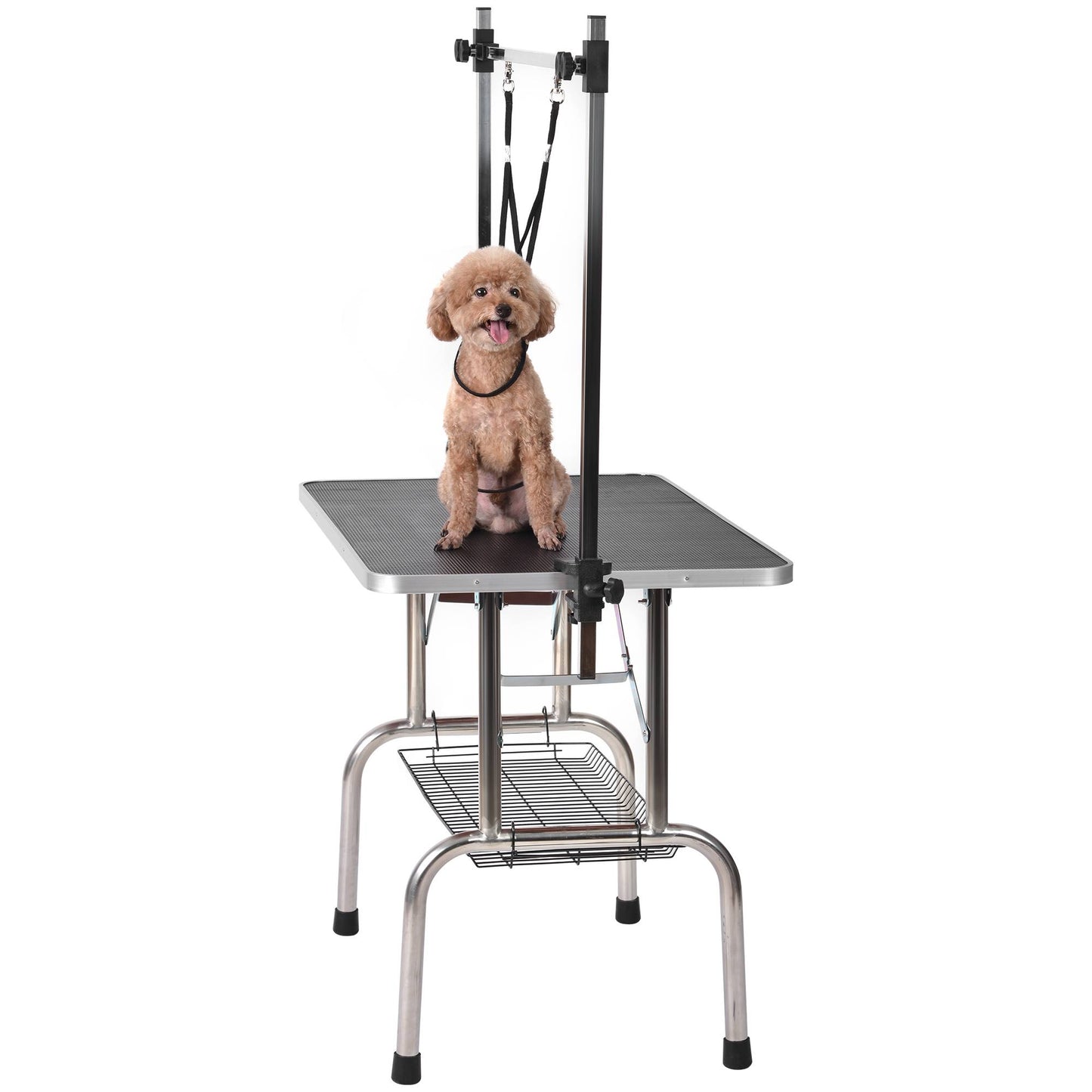 Heavy Duty Adjustable Dog Grooming Table with Non-Slip Surface