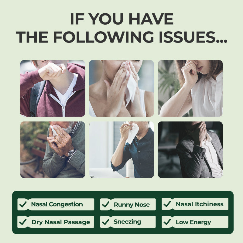 Natural Nasal Relief Spray for Congestion, Runny Nose, and Sneezing
