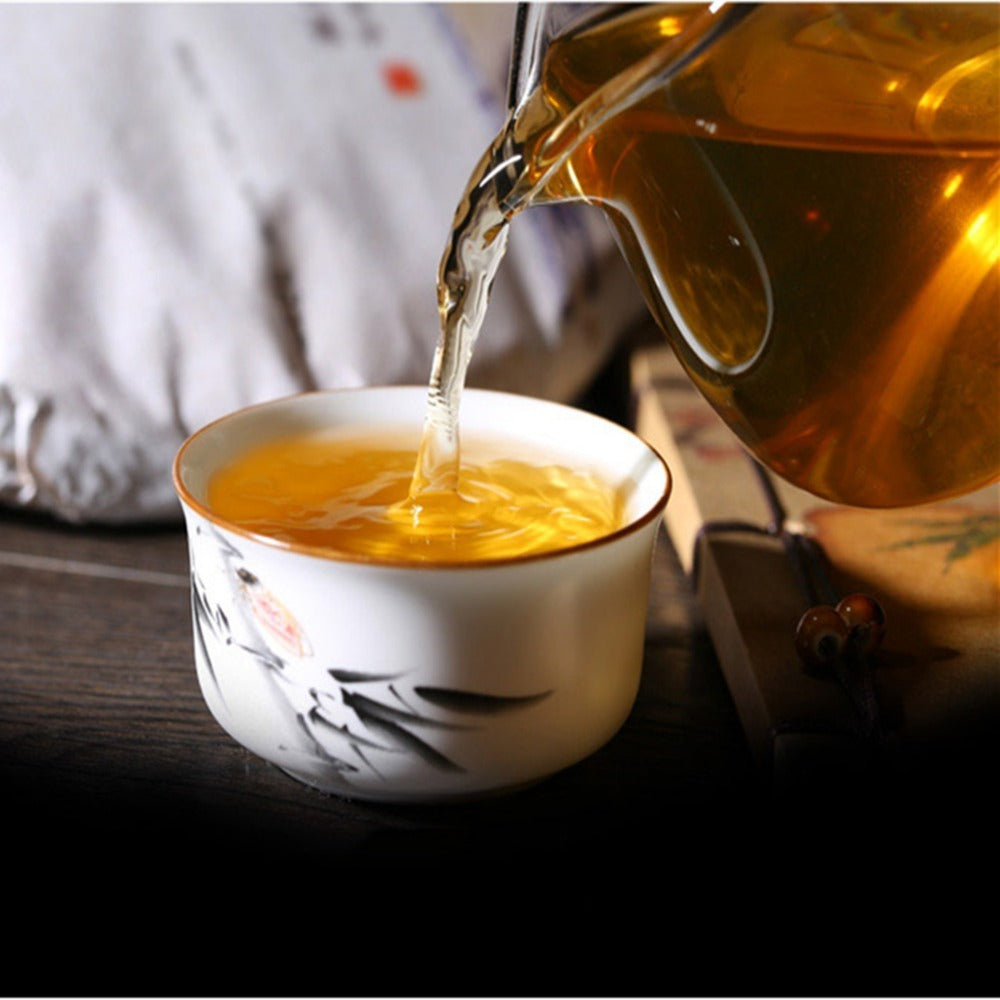 Aged Sheng Pu-erh Tea Cake 357g - Traditional Yunnan Raw Puer Tea