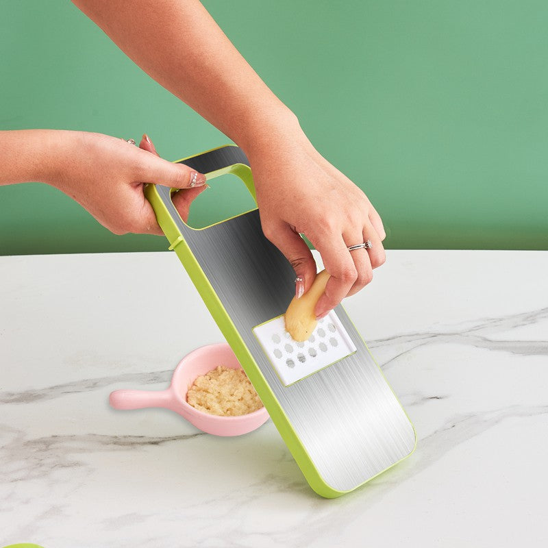 Multi-Function Vegetable Chopper with Stainless Steel Cutter and Storage