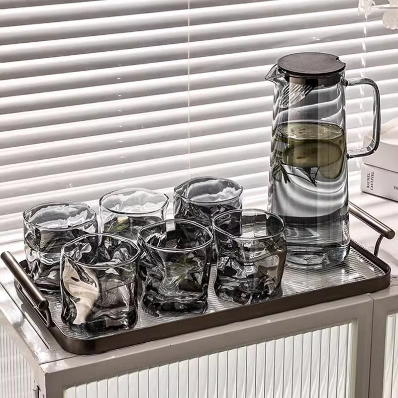 Large Capacity Water Bottle Set with Kettles and Cups for Home & Living
