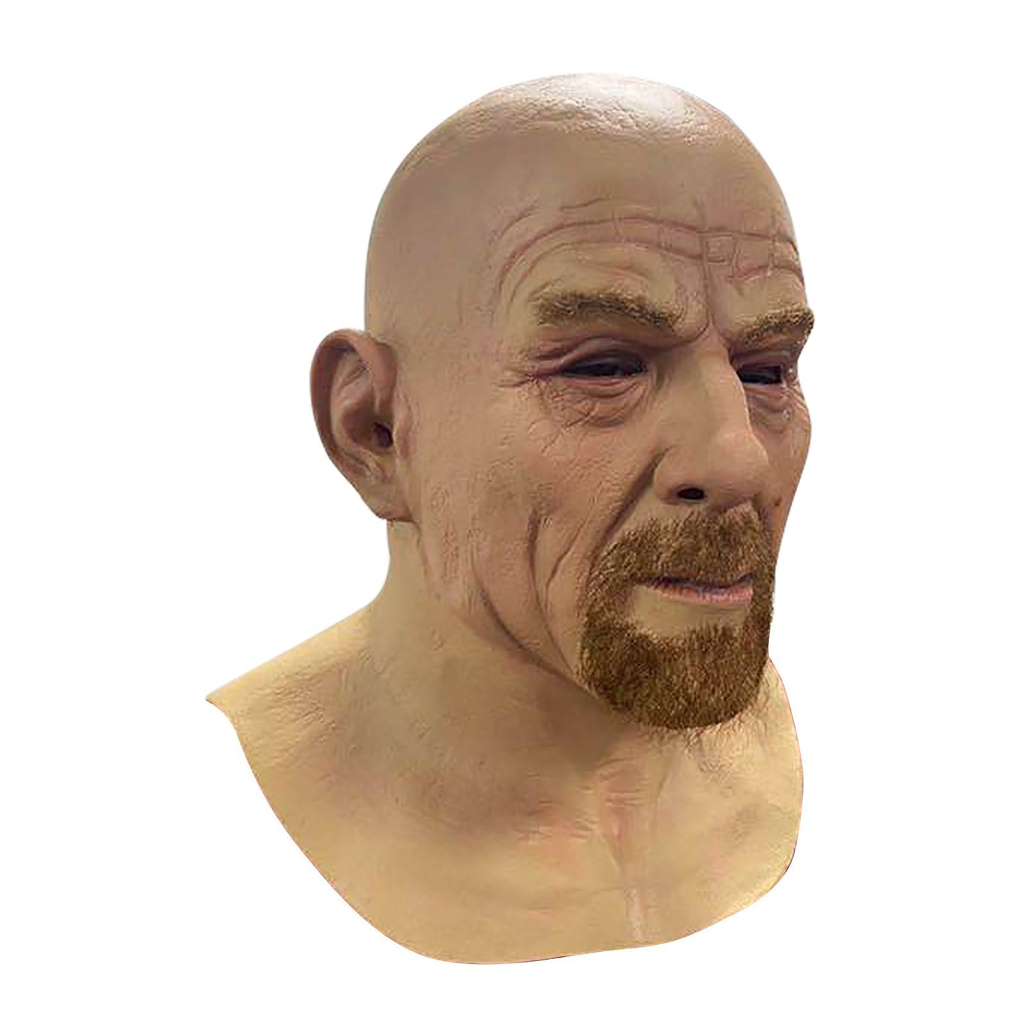 Funny Old White Latex Headgear Halloween Cosplay Mask