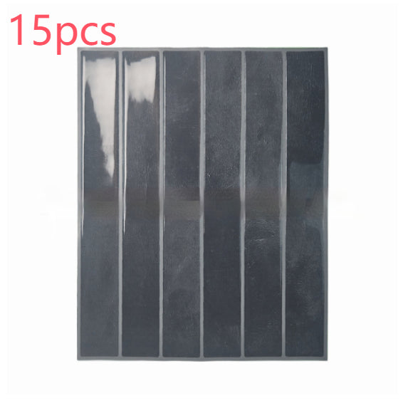 Waterproof 3D Self-Adhesive Wall Sticker for Kitchen Bathroom - High Temp Resistant