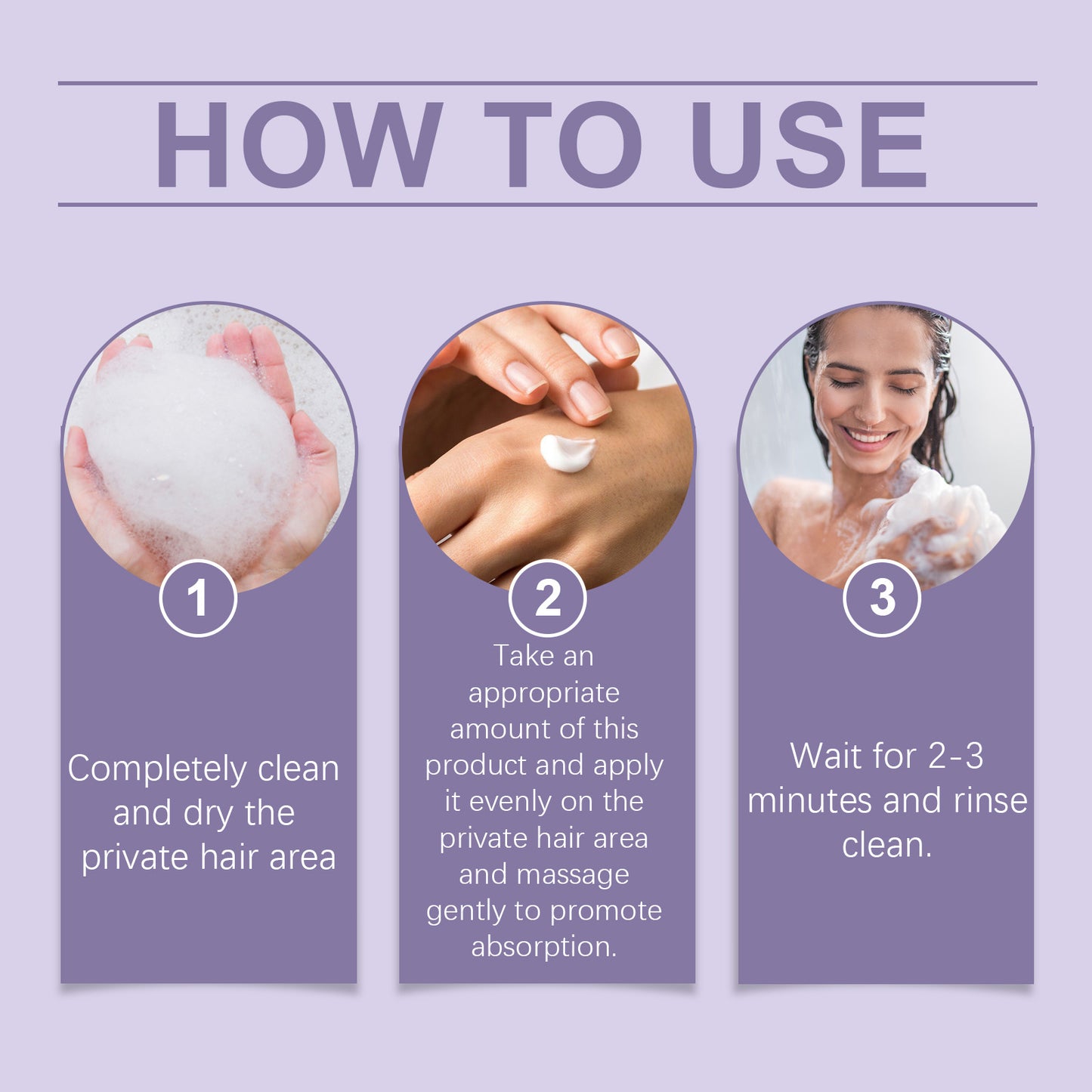 Moisturizing Body Hair Care Cream - Softening & Smoothing Lotion