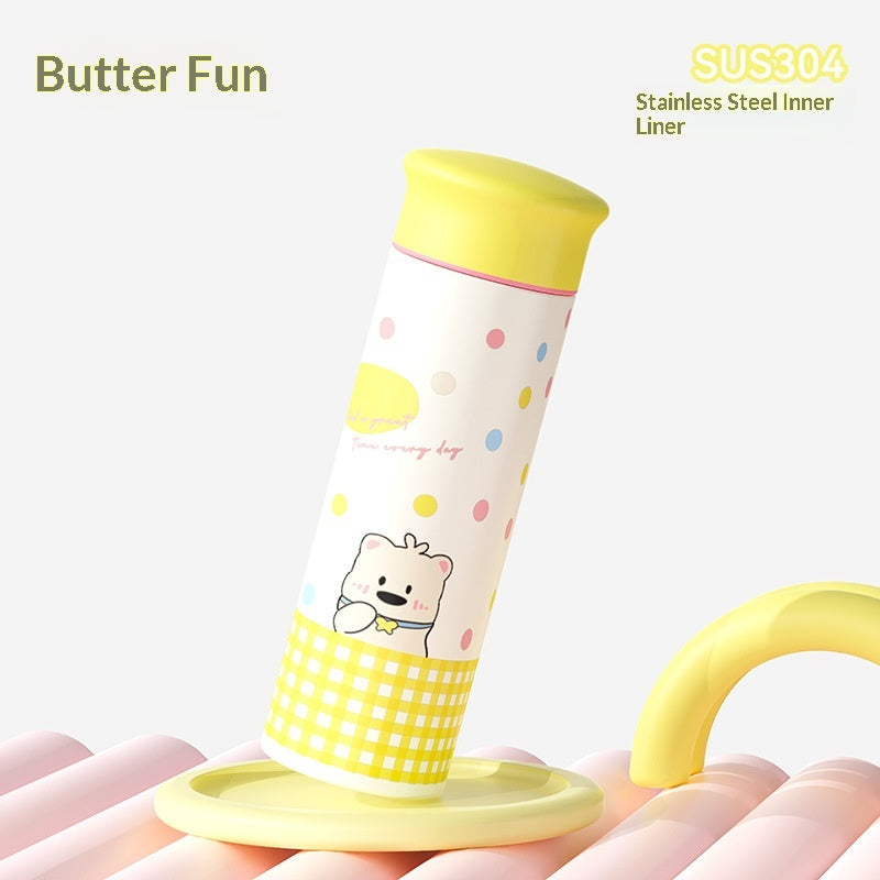 Portable Stainless Steel Water Bottle for Office & Travel, 450ml