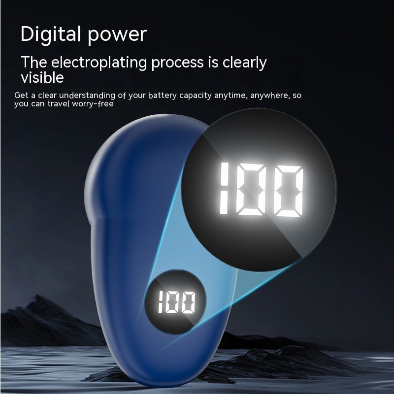 Rechargeable Electric Shaver with Floating Cutter Head