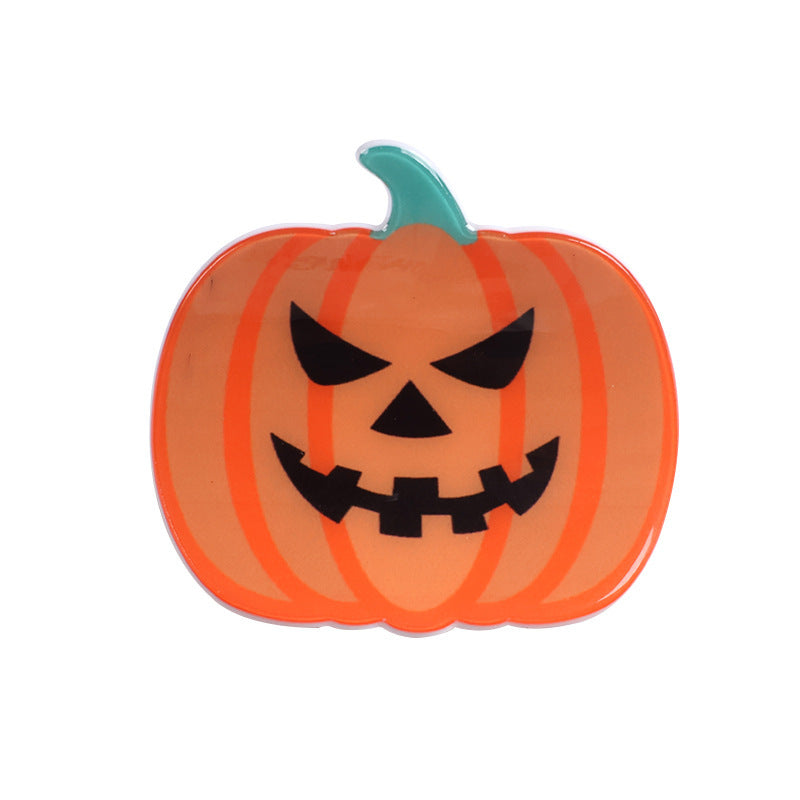 Halloween Pumpkin Ghost Claw Hair Clip - Gothic Dark Fashion Accessory