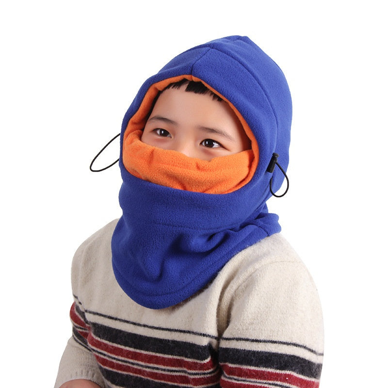Children's Polar Fleece Thermal Wind Mask - All Match, Warm & Trendy for Kids
