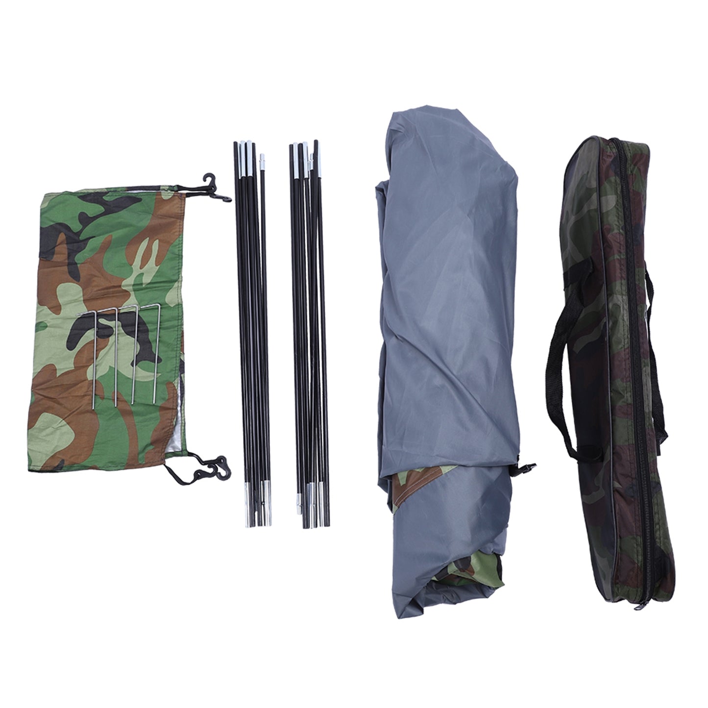 3-4 Person Camouflage Portable Camping Dome Tent