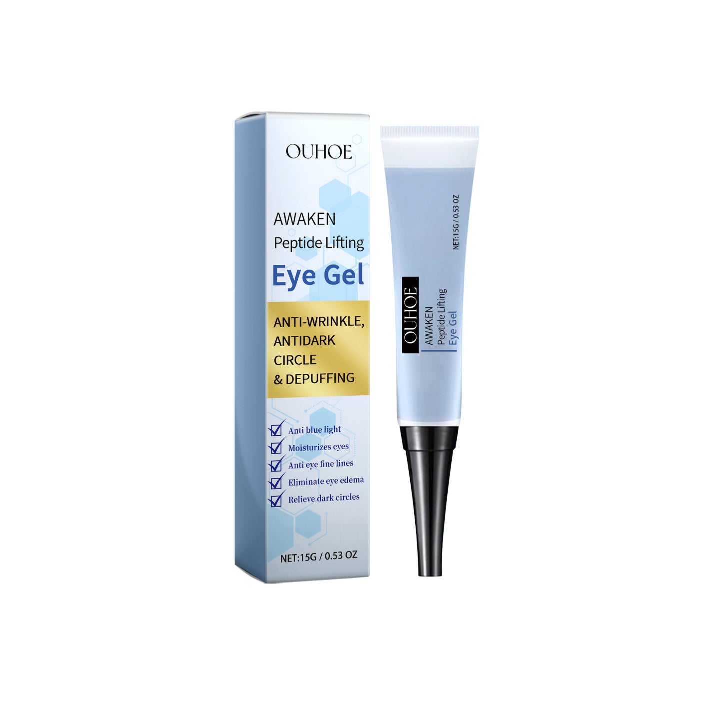 Firming Eye Gel for Dark Circles, Anti-Wrinkle & Puffiness Treatment