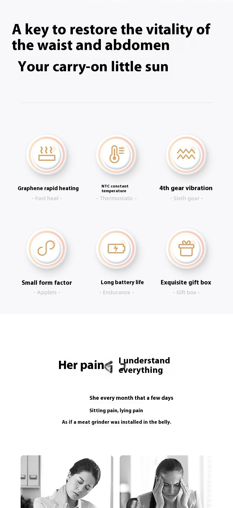 Uterine Cold Relief Paste for Dysmenorrhea - Hot & Cold Therapy for Abdominal Pain