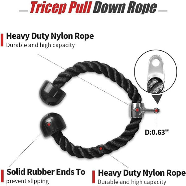 Adjustable 4-Piece Fitness Handlebar Set for Home Workouts