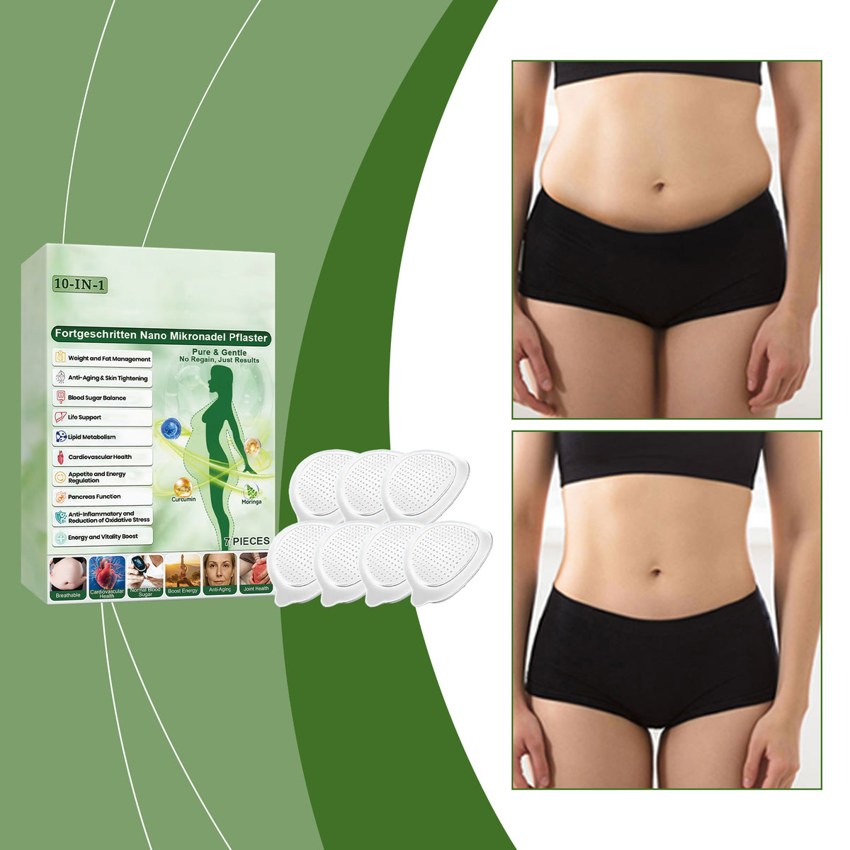 Slimming Body Shaping Patches, 7 Pieces