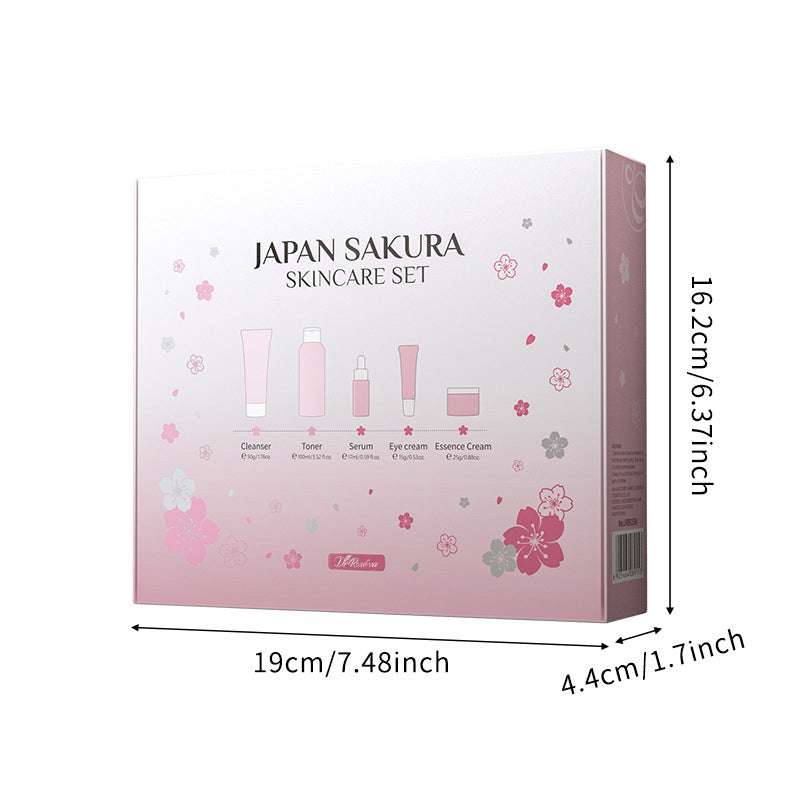 Sakura Series Body Care Five-Piece Set