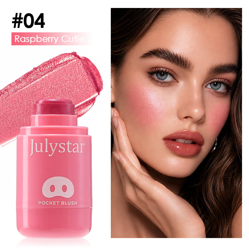 Natural Lip and Cheek Dual-Use Cream Blush - Moisturizing Tinted Makeup
