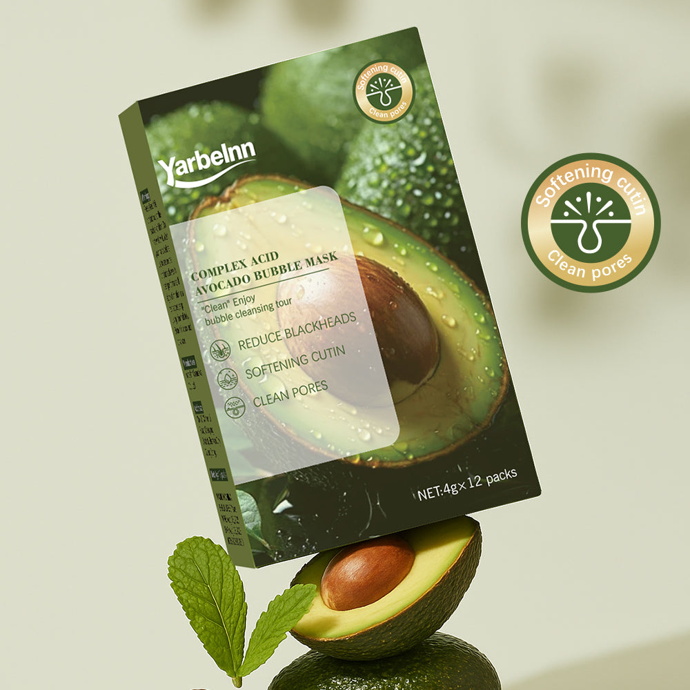Hydrating Avocado Facial Sheet Mask - Nourishing Moisturizing Face Mask for All Skin Types