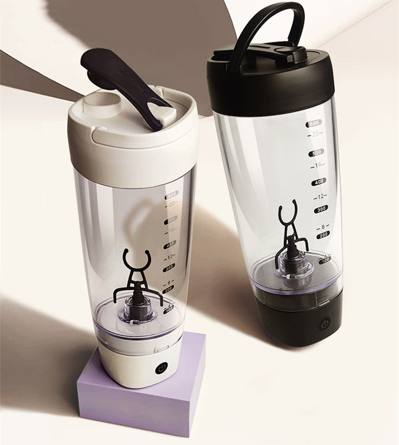 Portable Electric Shaking Cup with USB & Wireless Charging