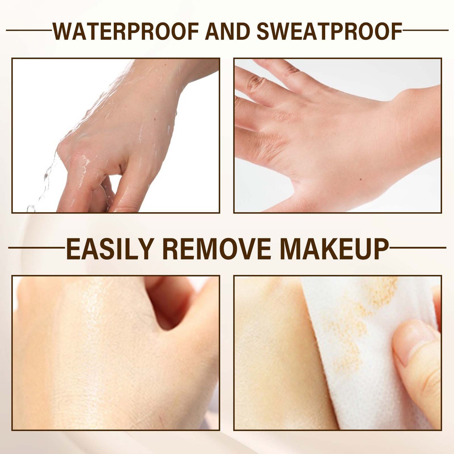 Portable Liquid Foundation Brightening Makeup 30g - Temperature Change Effect