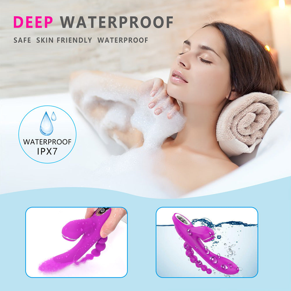 Multi-frequency Vibration Sucking Device for Women - Rechargeable Silicone Massager