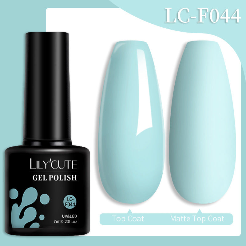 Colored Glitter Nail Glue Set for Nail Art - Waterproof & Non-Flushing