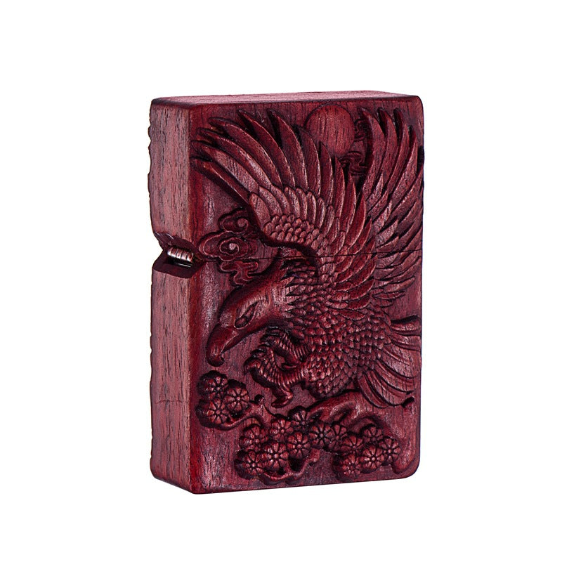 High-End Kerosene Lighter with Brocade Box Packaging - Multiple Colors