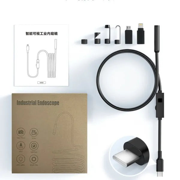 HD Industrial Endoscope 2 Million Pixels Waterproof Inspection Camera