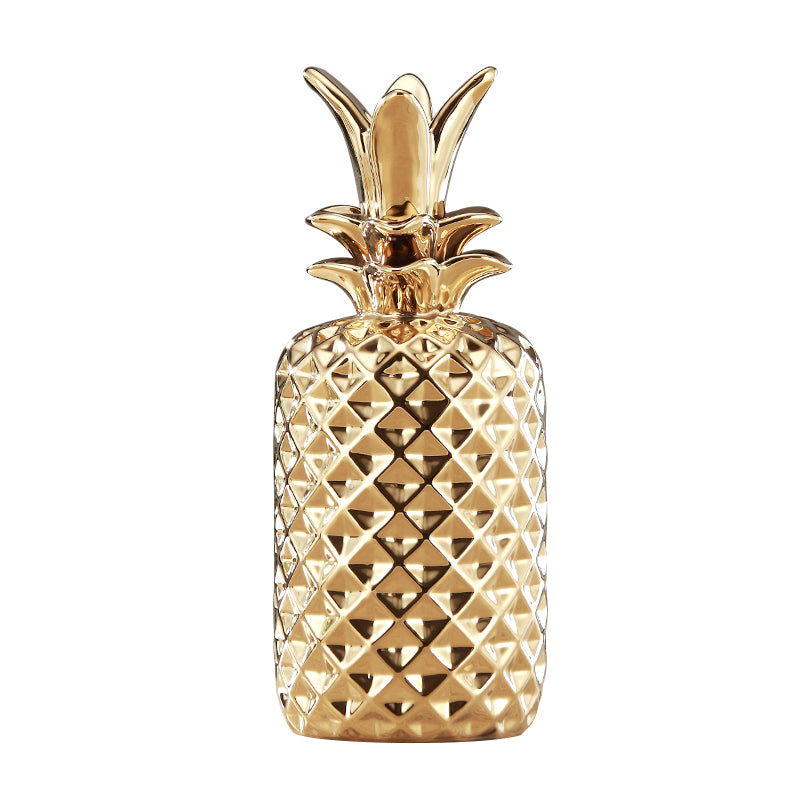 Golden Pineapple Storage Jar Ornaments Jewelry Tray Creative Decor