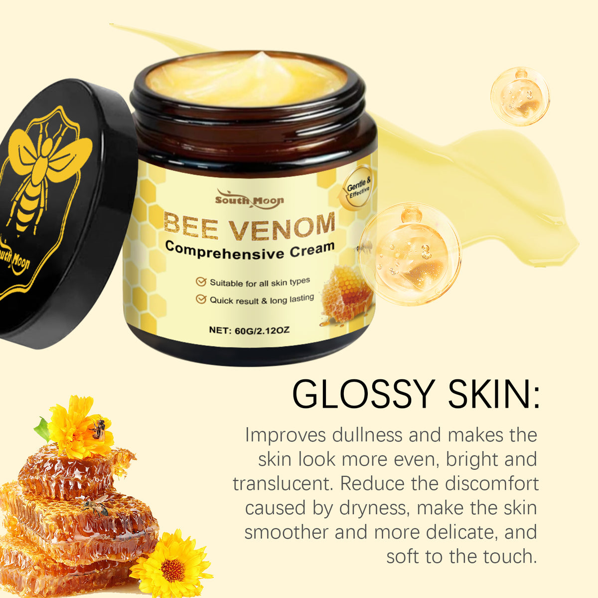 Bee Venom Moisturizing Cream 60g