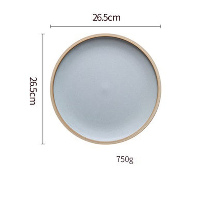 Ceramic Dinner Plate Set - Matte Finish, Microwave & Dishwasher Safe
