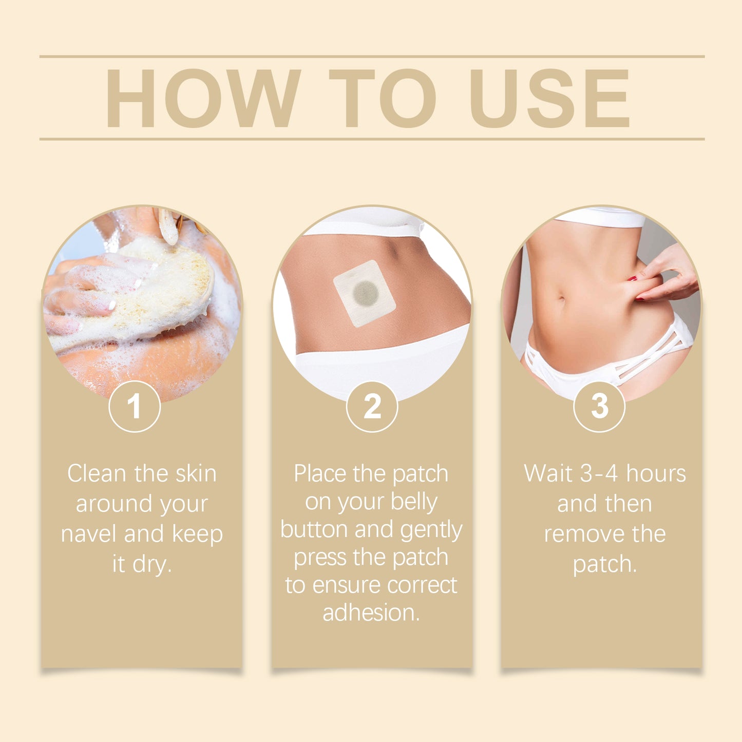 Bee Venom Tummy Slimming Patches - Natural Firming & Sculpting Body Treatment