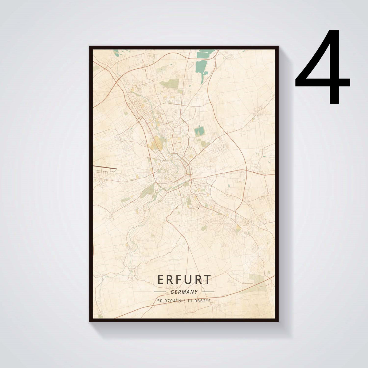 German City Subway Canvas Wall Art Poster - Home Decor