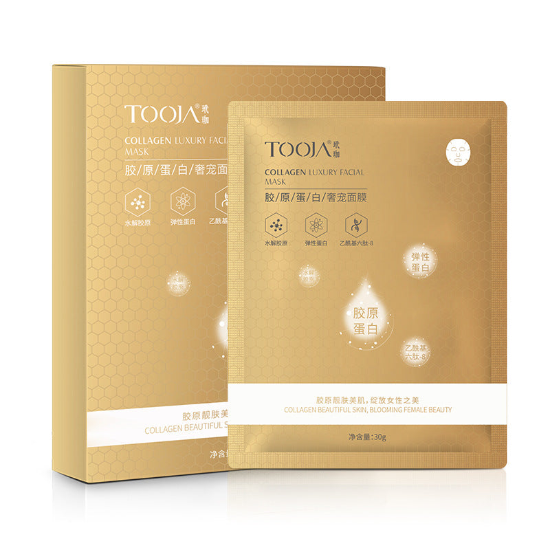 Collagen Face Mask Diminishing Fine Lines & Firming - 5 Sheets, All Skin Types