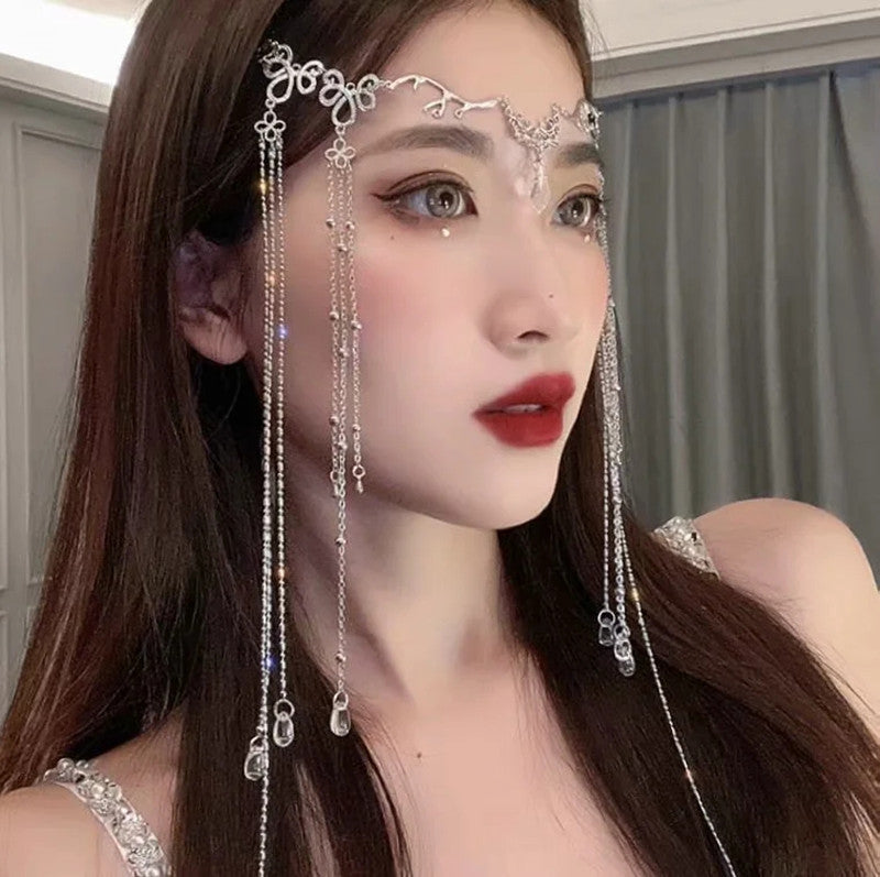Korean Style Water Drop Hair Crown Hairpin