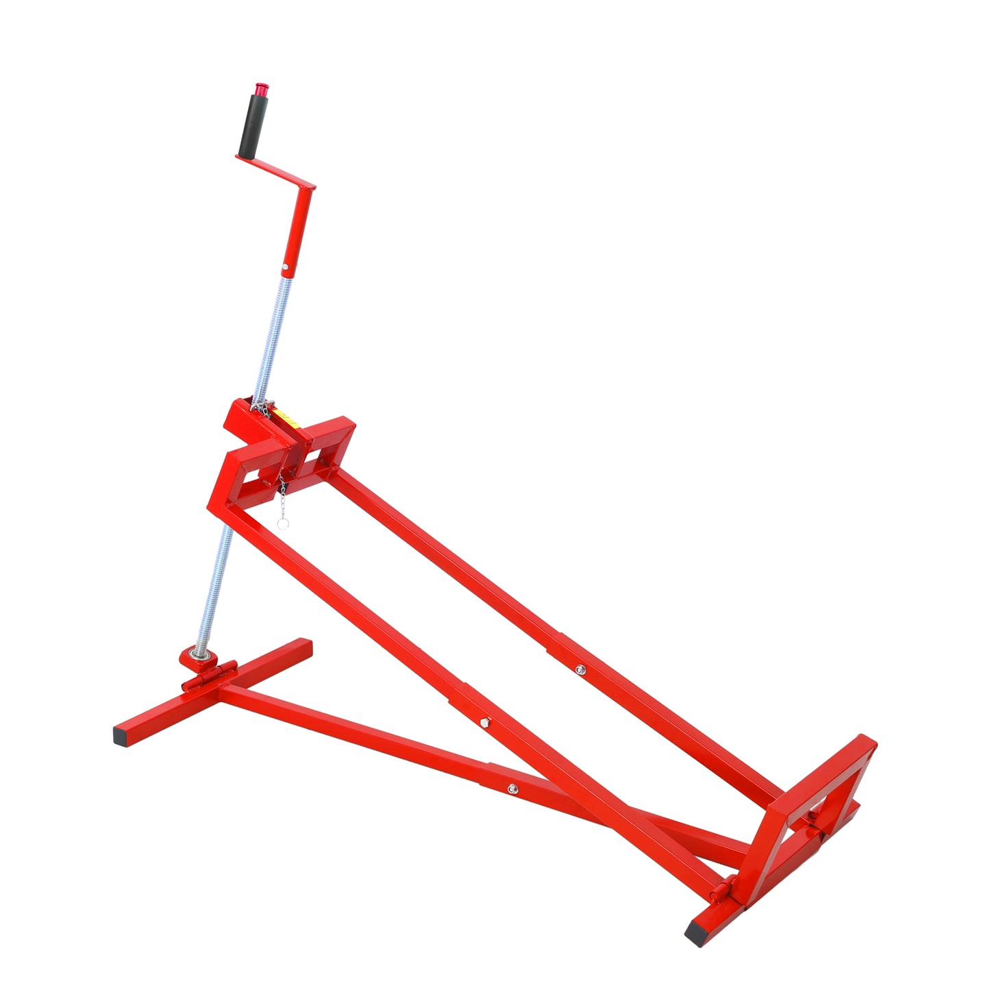 Heavy Duty Lawn Mower Lift Jack - 880 Lbs Capacity, Red