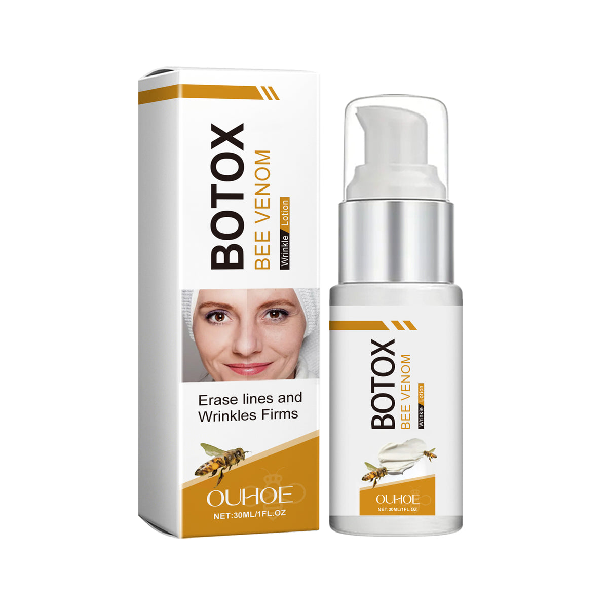 Bee Venom Firming Facial Lotion 30ml Hydrating Skin Care for Wrinkles