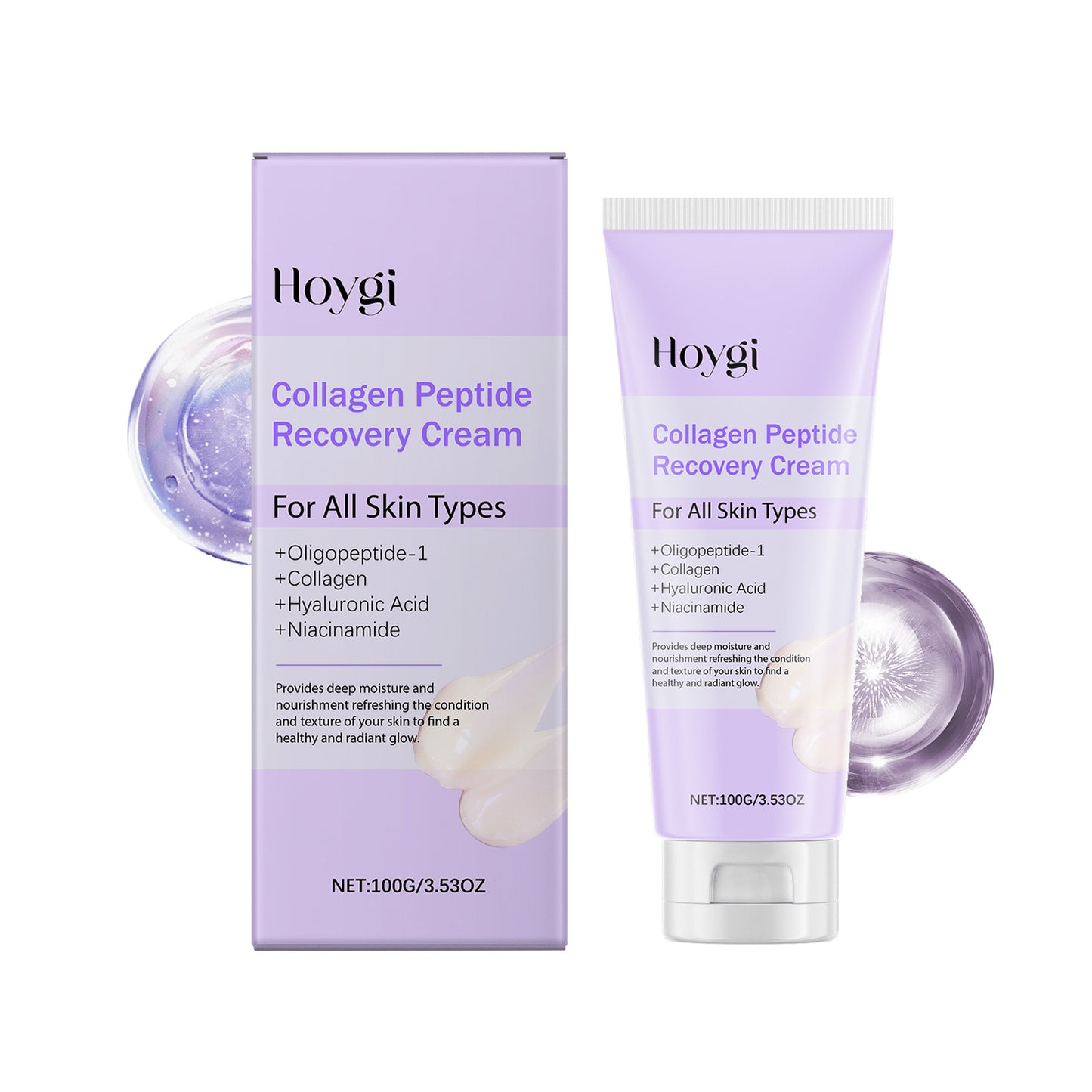 Collagen Peptide Anti-Wrinkle Face Cream - Firming & Hydrating Moisturizer