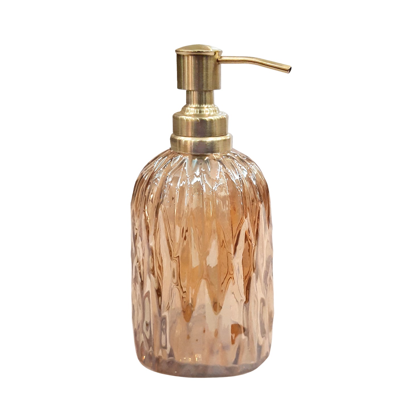 Glass Liquid Soap Dispenser Pump Bottle Bathroom Vanity & Kitchen
