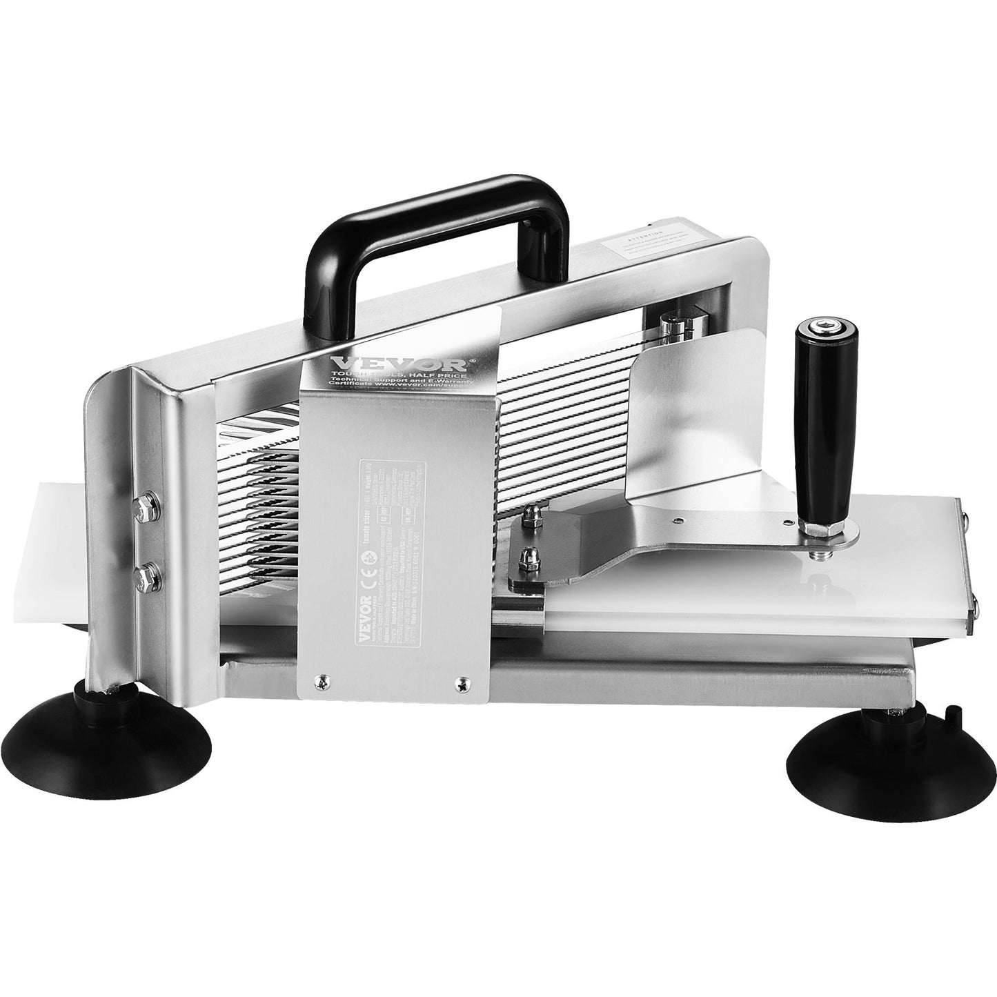 Heavy Duty Stainless Steel Tomato Slicer 3/16 Inch Commercial Kitchen Tool - Silver