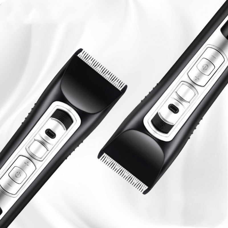Pet Hair Clipper Trimmer with LCD Display - Black
