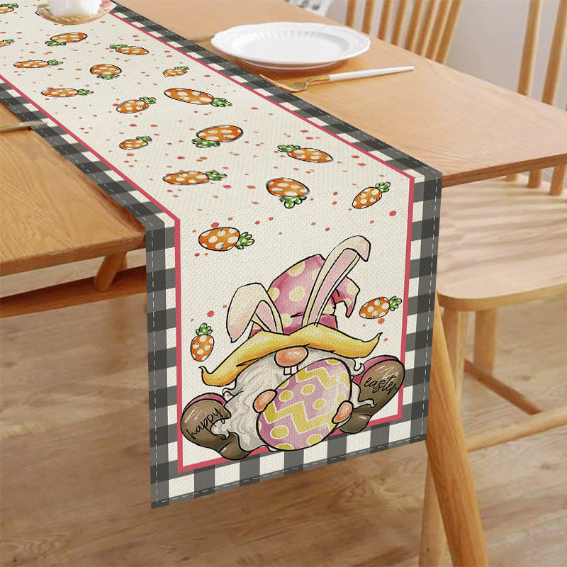 Linen Printed Table Runner - Insulated Festival Home Decor 30x180cm