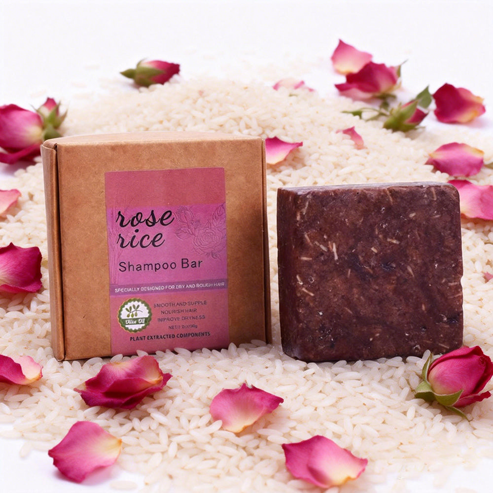 Rose Rice Shampoo Bar – 90g