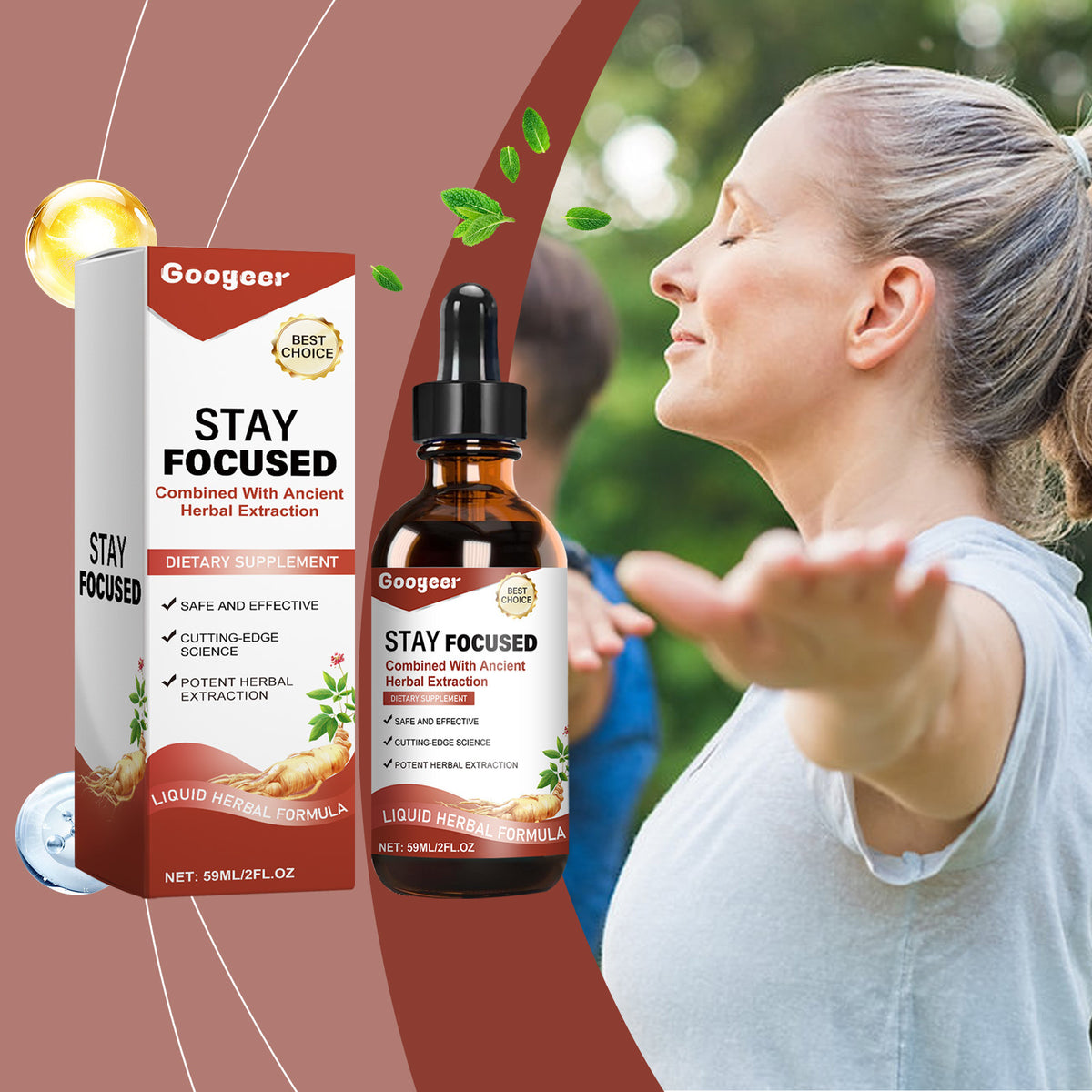 Ginseng Body-Toning Supplement Drops - 59ml